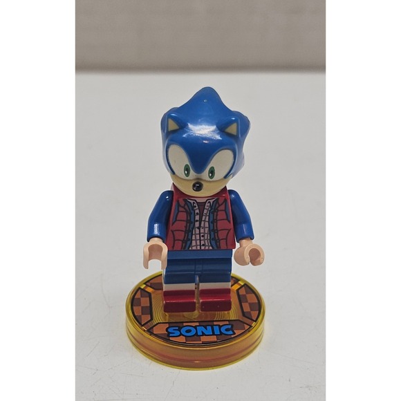 Lego Other - LEGO Dimensions Sonic the Hedgehog Minifigure with Toy Tag Base 71244
